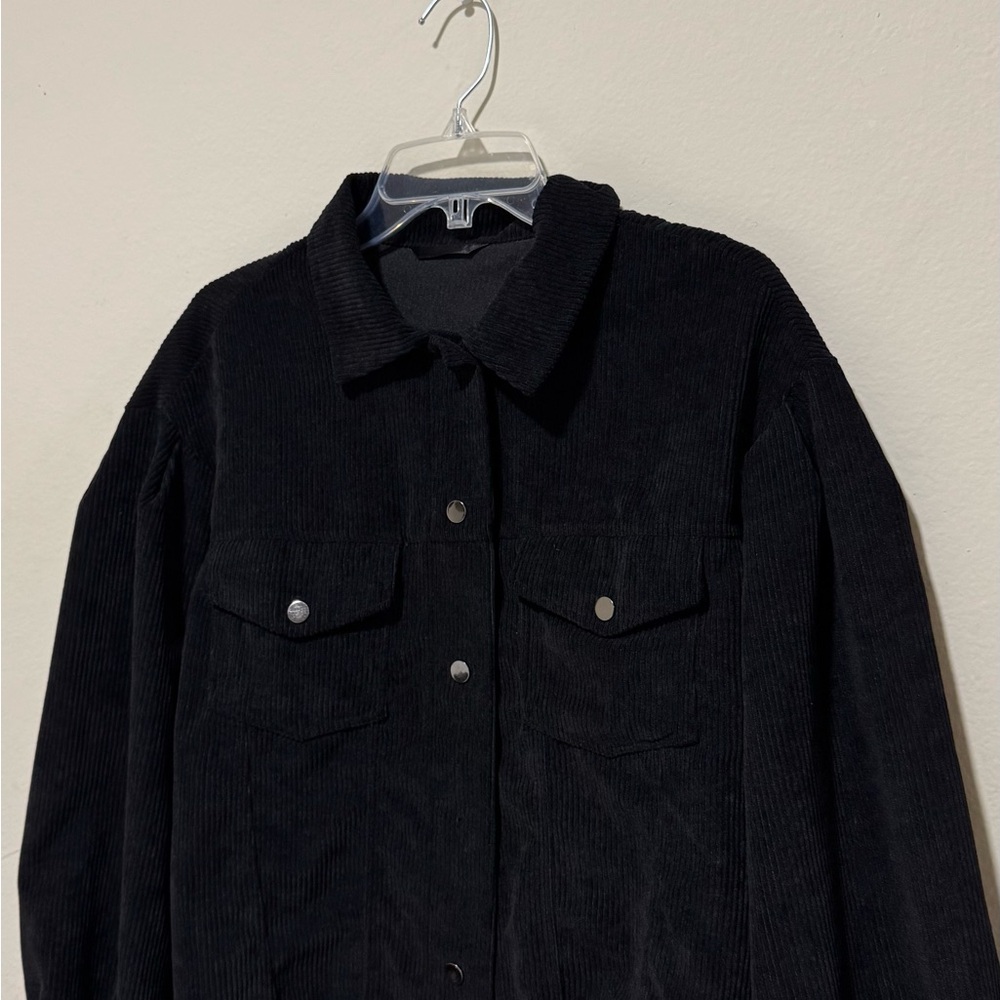 Women's Black Corduroy Jacket